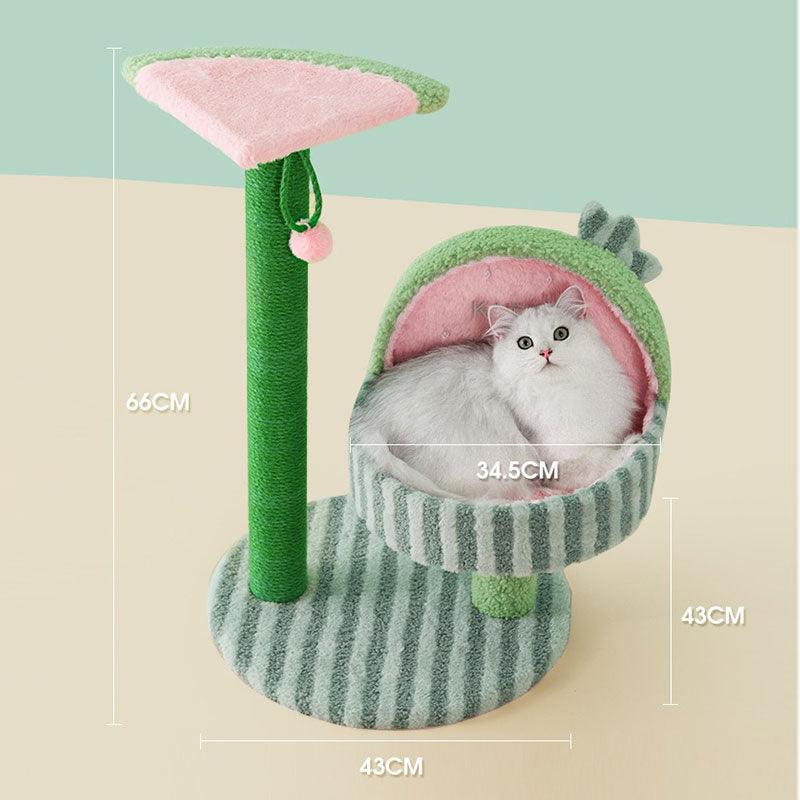 Cute Fruit Cat Climbing Frame Tower 3 Style Cat Tree Toy Scratching posts