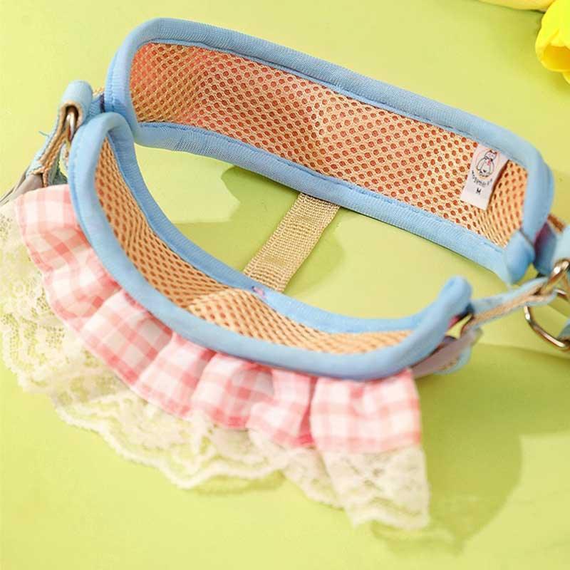 Cute Lace Cat Leash 2 Color Harness Escape Proof
