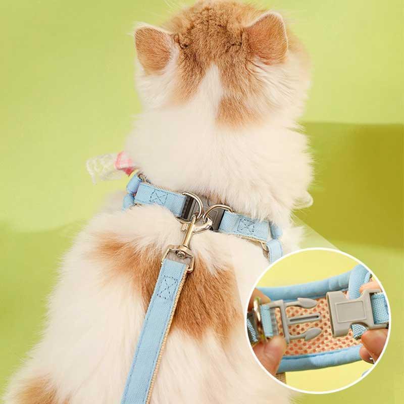 Cute Lace Cat Leash 2 Color Harness Escape Proof