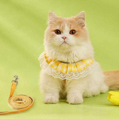 Cute Lace Cat Leash 2 Color Harness Escape Proof