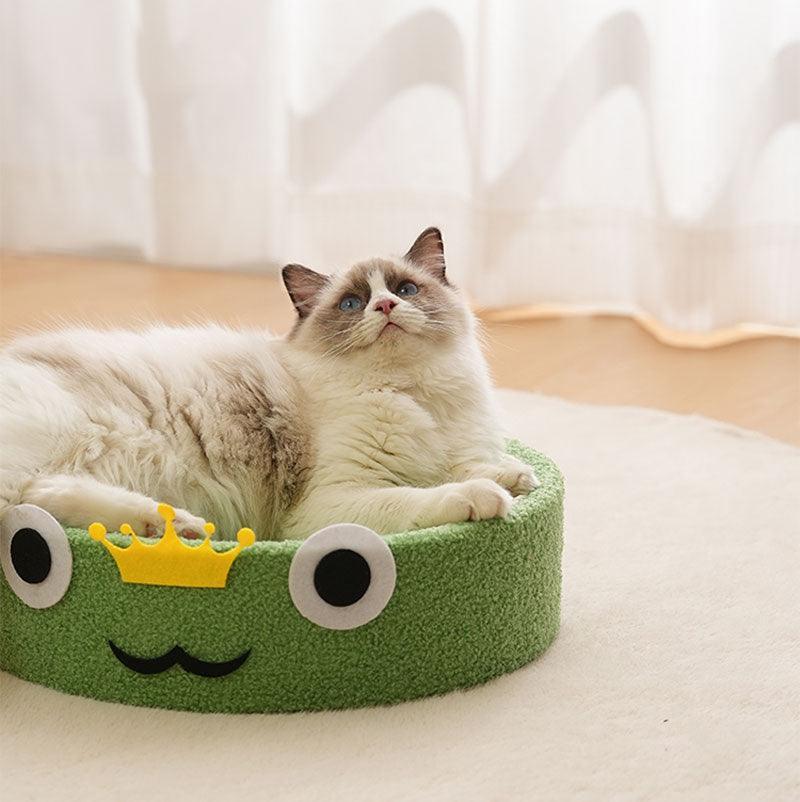 Cute Pig Cat Bed Round Scratching Pad - MEWCATS
