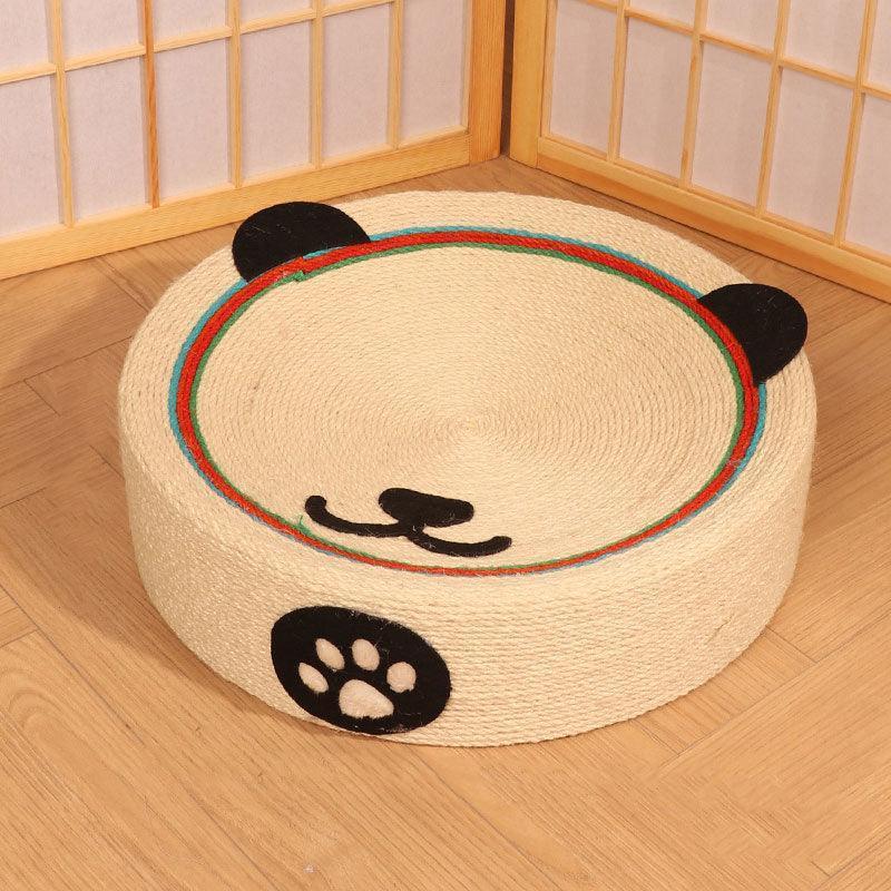 Cute Pig Cat Bed Round Scratching Pad - MEWCATS