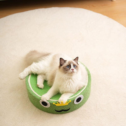 Cute Pig Cat Bed Round Scratching Pad - MEWCATS
