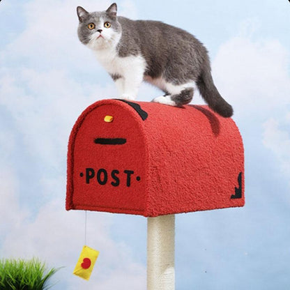 Postbox Cat Climbing Frame Cat Bed All In One Cat Tree