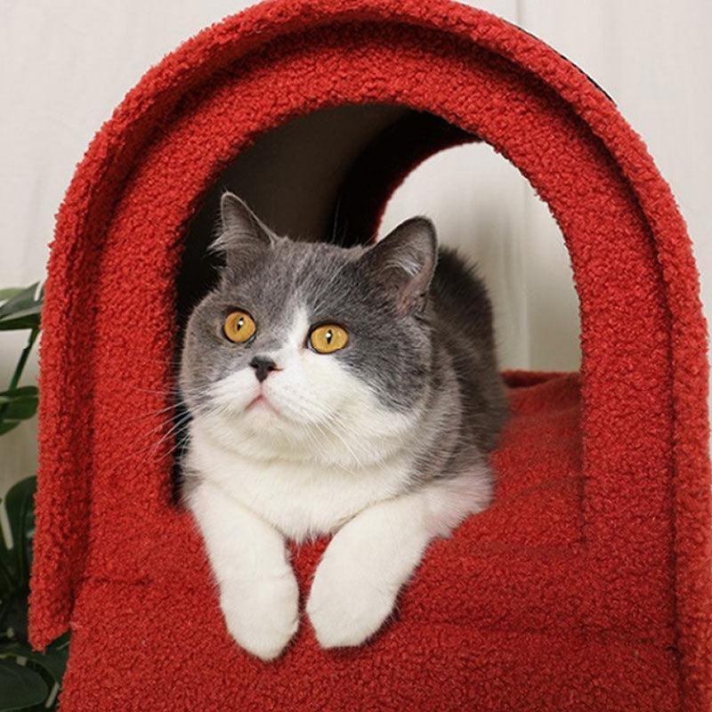 Postbox Cat Climbing Frame Cat Bed All In One Cat Tree
