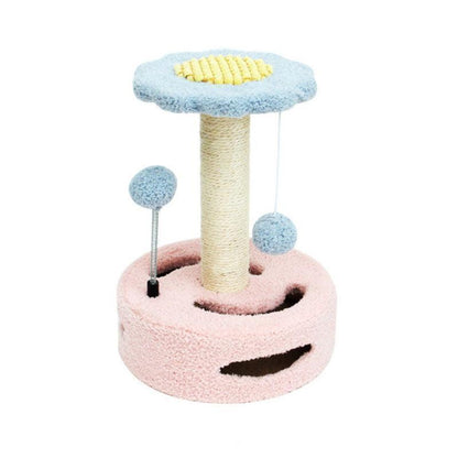 Sunflower Cat Tree Climbing Frame Kitty Jumping Platform Sisal Scratching Post Tower