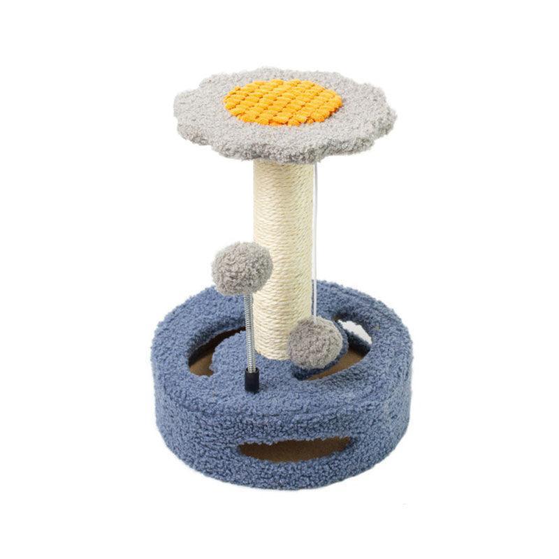 Sunflower Cat Tree Climbing Frame Kitty Jumping Platform Sisal Scratching Post Tower