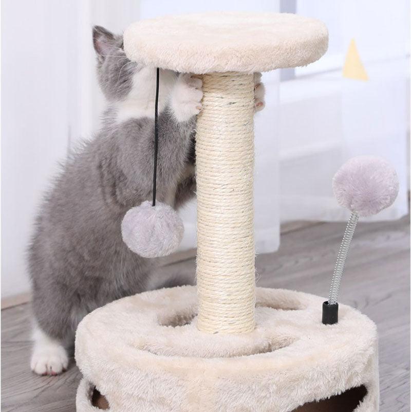 Sunflower Cat Tree Climbing Frame Kitty Jumping Platform Sisal Scratching Post Tower