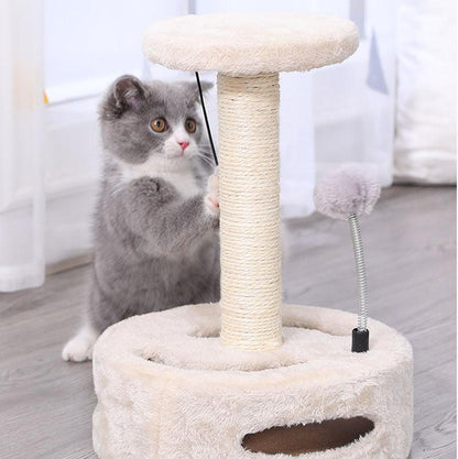 Sunflower Cat Tree Climbing Frame Kitty Jumping Platform Sisal Scratching Post Tower