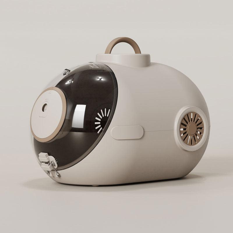 Deluxe Cat Carrier Bag With Ventilation Fan Space Capsule Pet Handbag