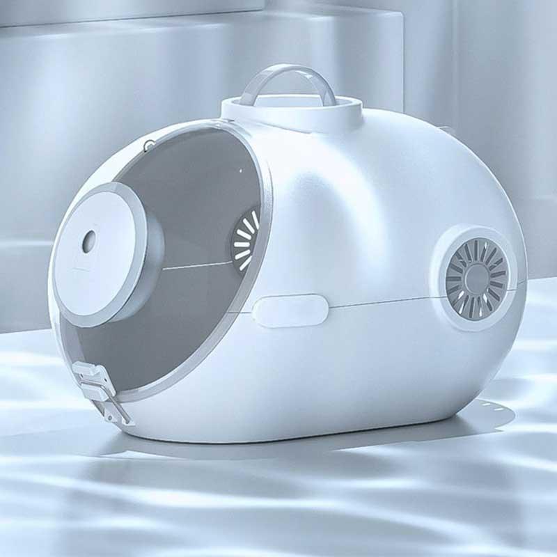 Deluxe Cat Carrier Bag With Ventilation Fan Space Capsule Pet Handbag