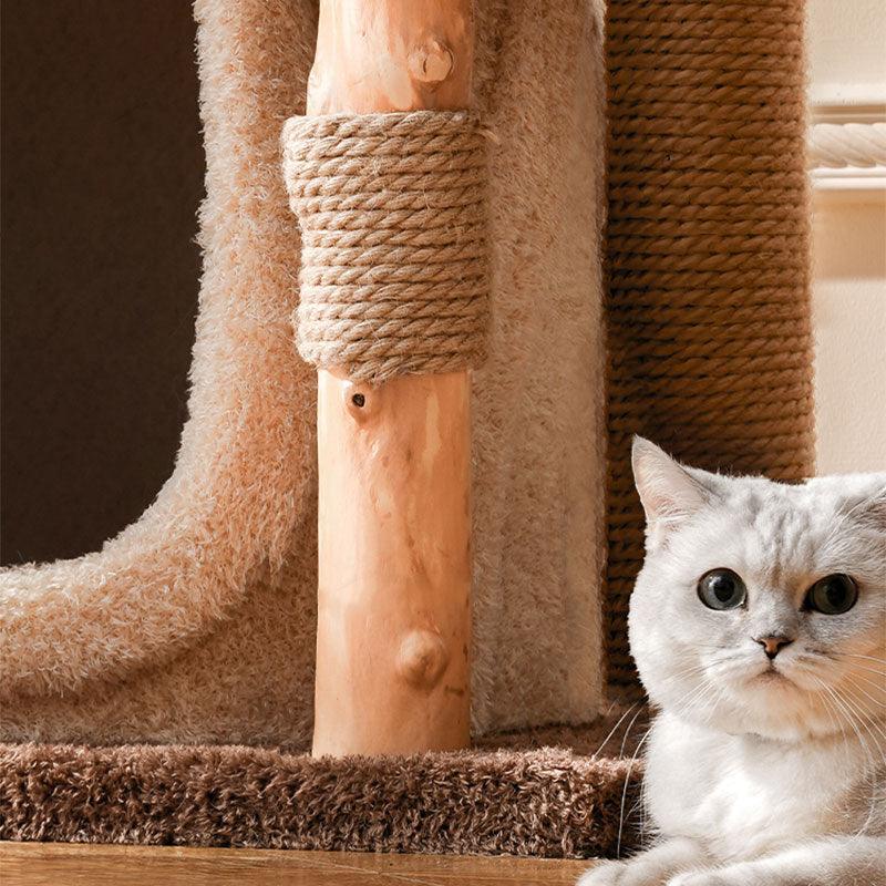 Deluxe Large Cat Climbing Frame Treehouse - MEWCATS