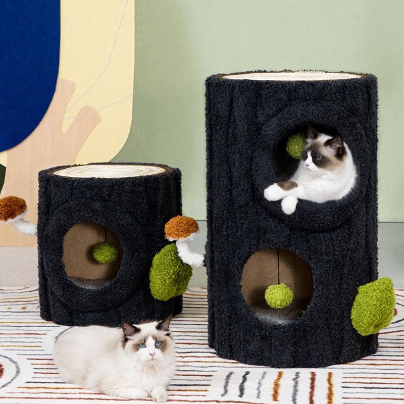 Deluxe Navy Cat Furniture Tree for Large Cat