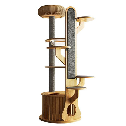Desert Continent Solid Wood Cat Climbing Tree - MEWCATS