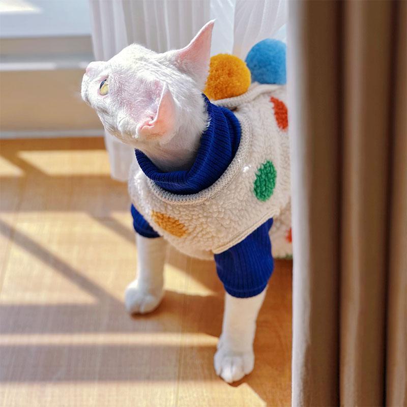 Devon Sphynx Hairless Cat Clothes Vest