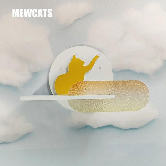 Dream Cat Shelves for Walls Glass Walkway