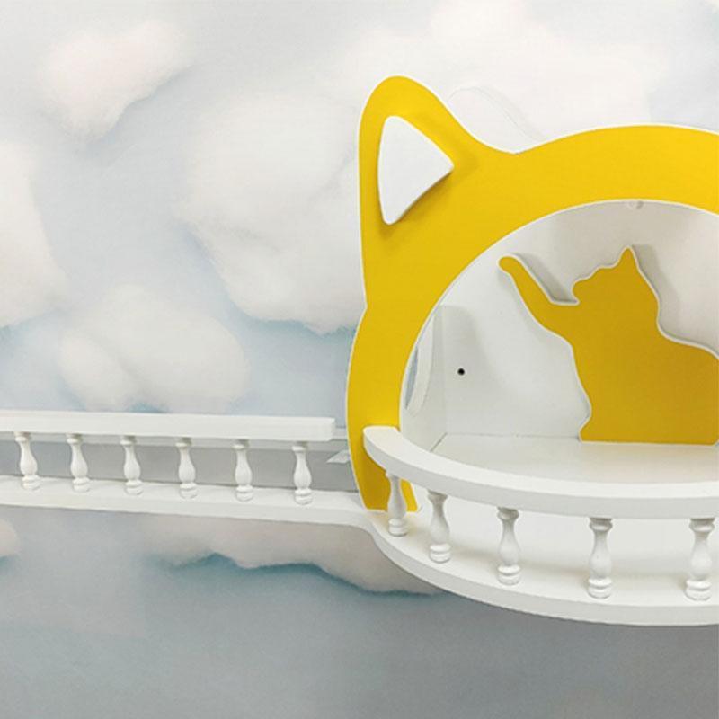 Dream Cat Shelves for Walls Glass Walkway