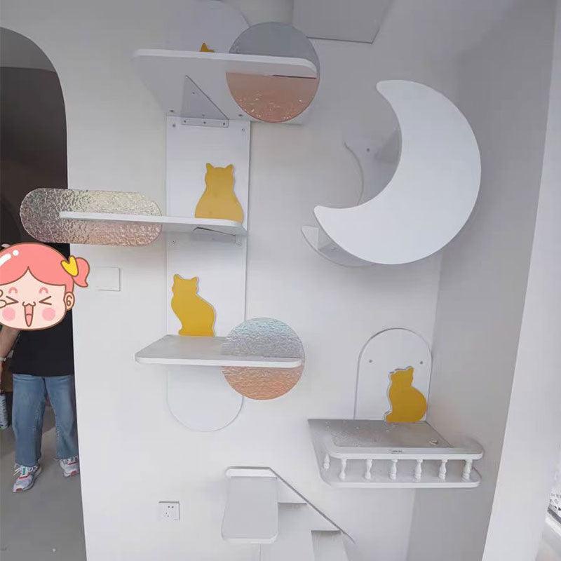 Dream Cat Shelves for Walls Glass Walkway