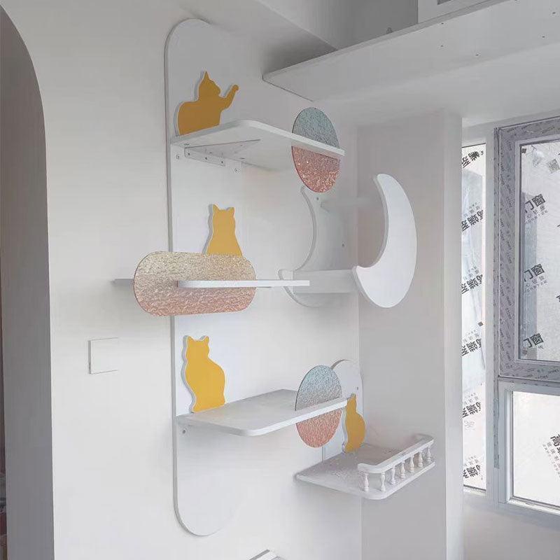 Dream Cat Shelves for Walls Glass Walkway