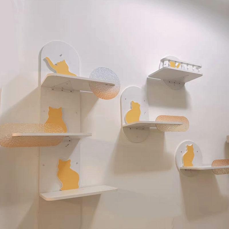 Dream Cat Shelves for Walls Glass Walkway