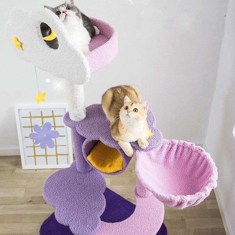 Dreamland Cat Climb Scratching Tree Tower - MEWCATS