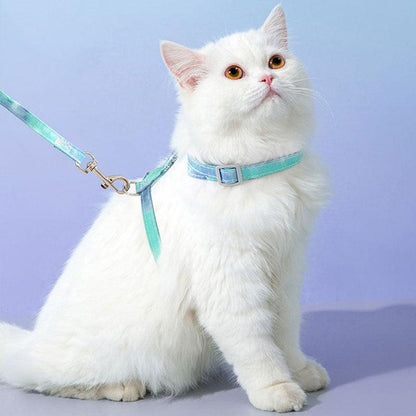 Cat Leash Set Harness 3 Color Treval Easy Control