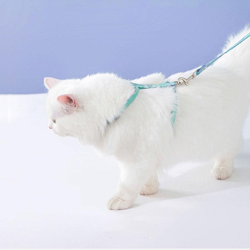 Cat Leash Set Harness 3 Color Treval Easy Control
