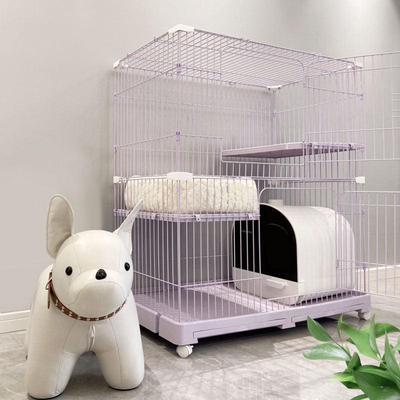 Elegant Purple Cat Cage Home Large House