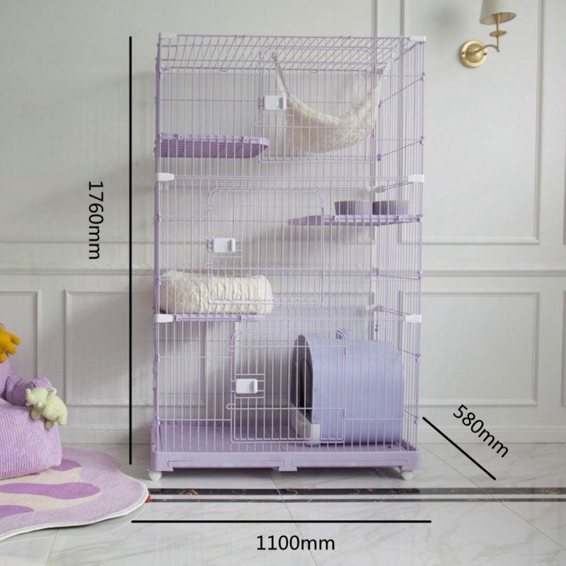 Elegant Purple Cat Cage Home Large House