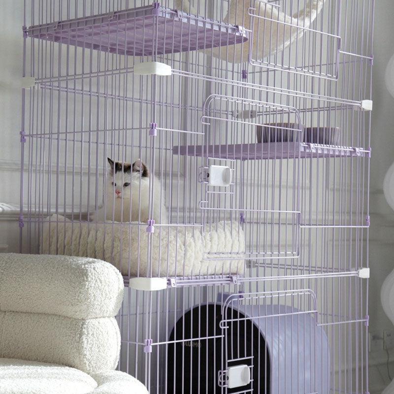 Elegant Purple Cat Cage Home Large House