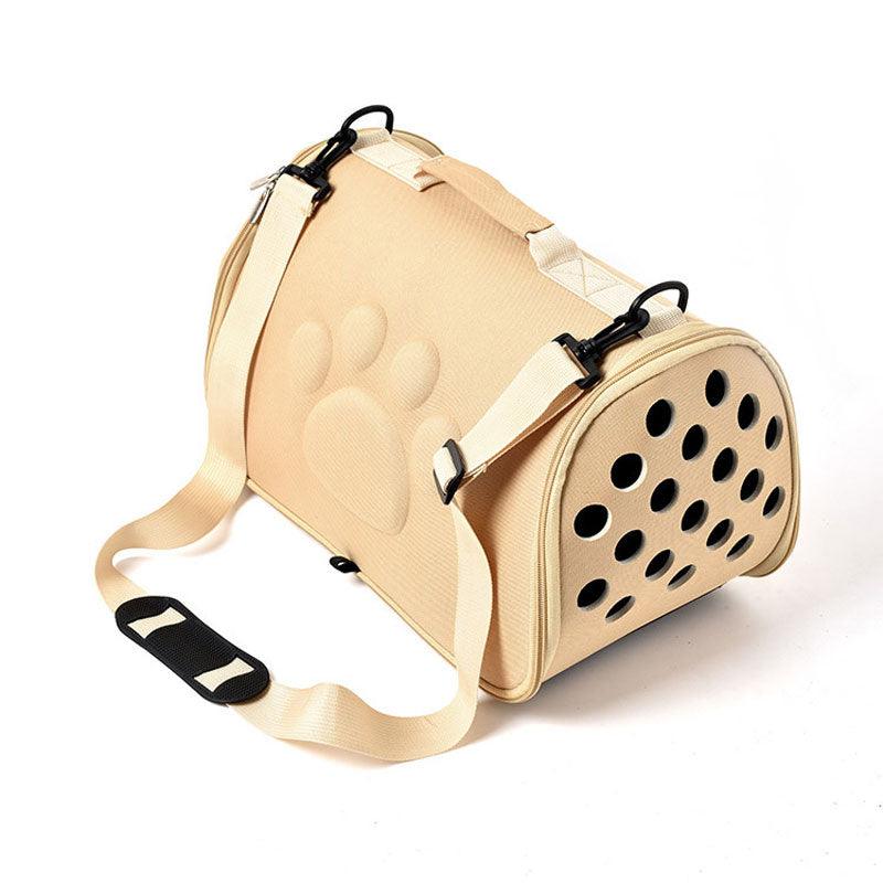 EVA Cat Carrier Bag Outing Travel Tote Yellow Crossbody Pet Handbag