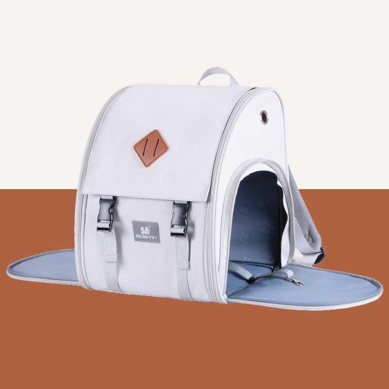 Expandable Large Breathable Cute Cat Carrier Backpack 2 Color Cat Bag
