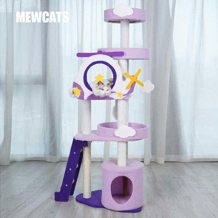 Fantasy Helicopter Cat Tree Climbing Frame