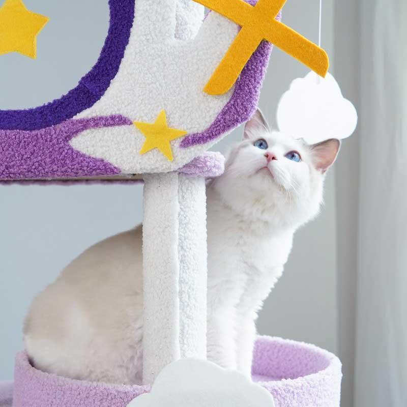 Fantasy Helicopter Cat Tree Climbing Frame