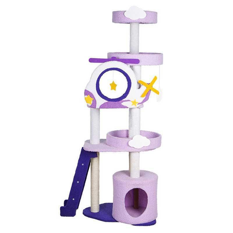 Fantasy Helicopter Cat Tree Climbing Frame