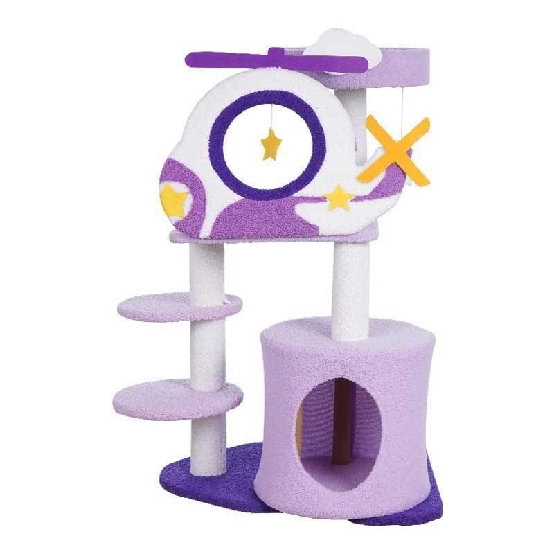 Fantasy Helicopter Cat Tree Climbing Frame