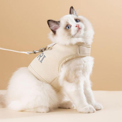 Cat harness Leash Outdoor 5 Colors Vest Style