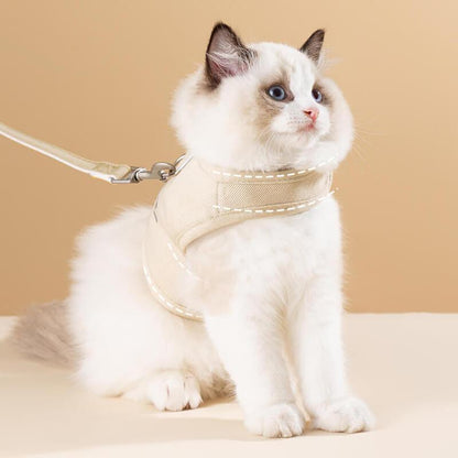 Cat harness Leash Outdoor 5 Colors Vest Style