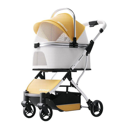 First Class Cat Stroller 3 Color Carrier with Wheels