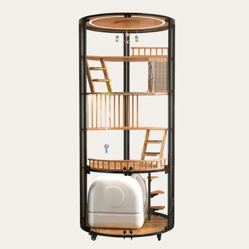 Floating Domain Panoramic Glass Cat Villa - MEWCATS