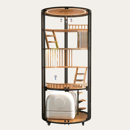 Floating Domain Panoramic Glass Cat Villa - MEWCATS