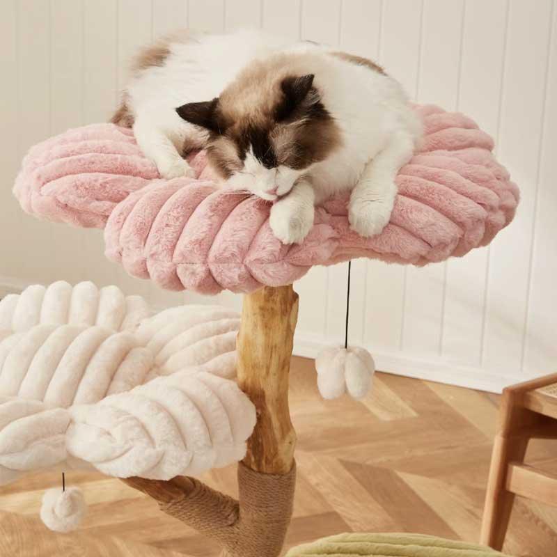 Flower Large Cat Climbing Frame Luxury Cat Tree - MEWCATS