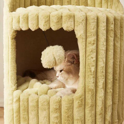 Flower Large Cat Climbing Frame Luxury Cat Tree - MEWCATS