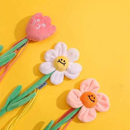 Flower Series Cat Stick Interactive Kitty Wand Toys