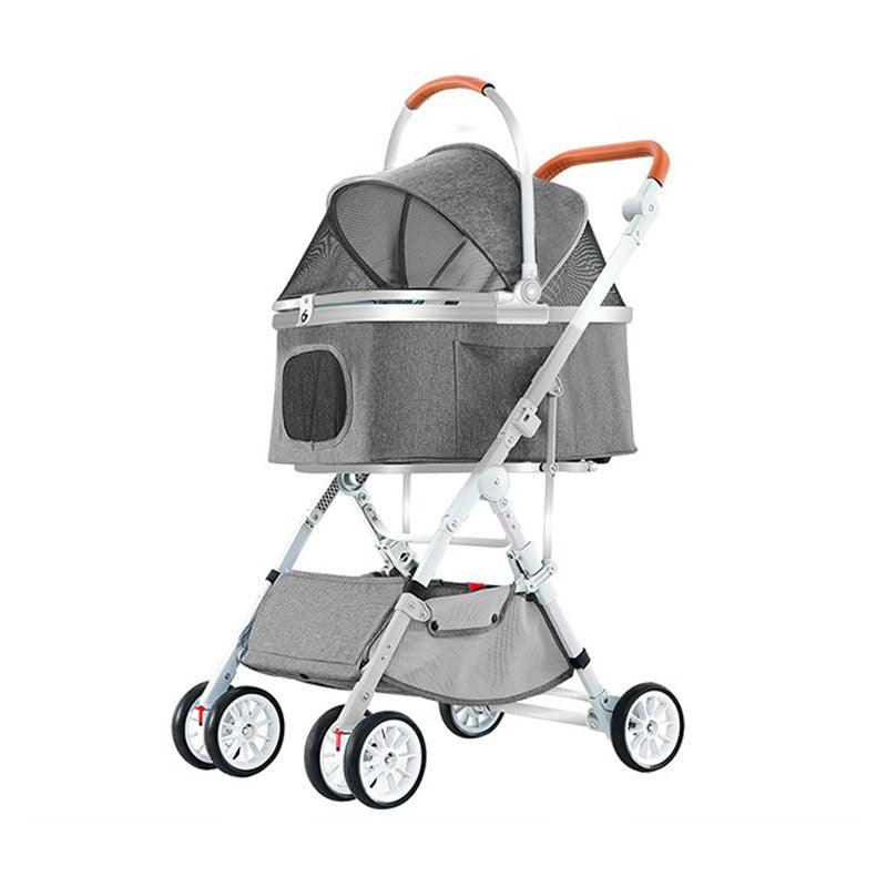 Foldable Cat Stroller 3 Color Carrier On Wheels - MEWCATS