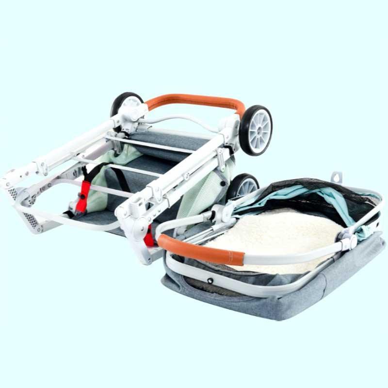 Foldable Cat Stroller 3 Color Carrier Handbag On Wheels