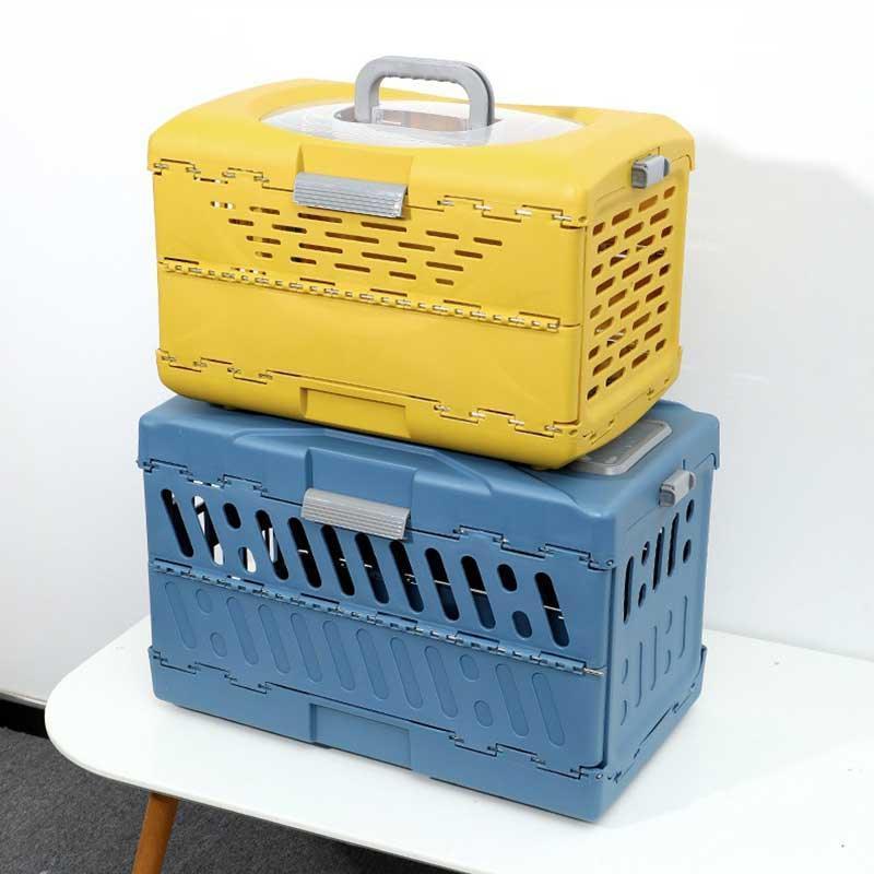 Foldable Portable 2 Color Cat Carrying Case Box