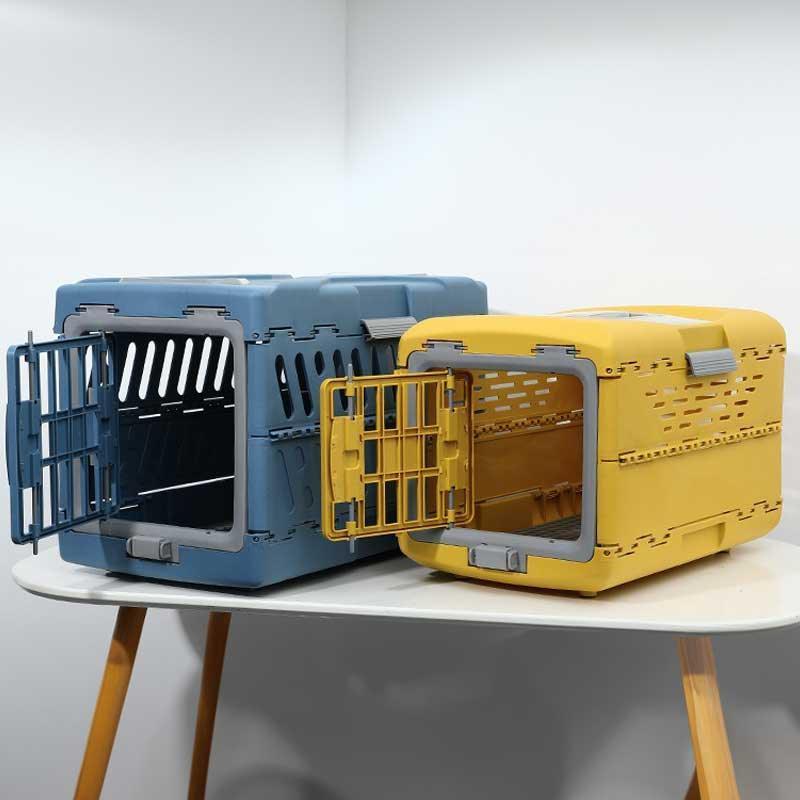 Foldable Portable 2 Color Cat Carrying Case Box