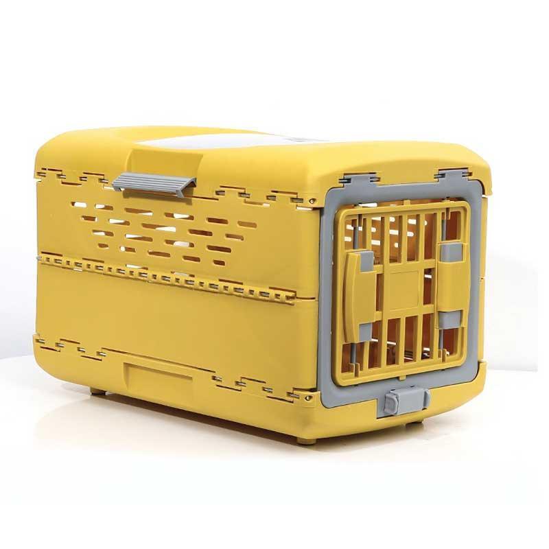 Foldable Portable 2 Color Cat Yellow Carrying Case Box