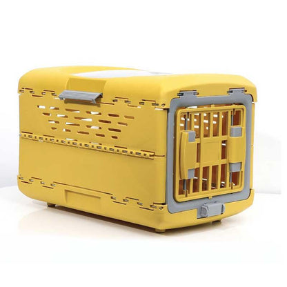 Foldable Portable 2 Color Cat Yellow Carrying Case Box